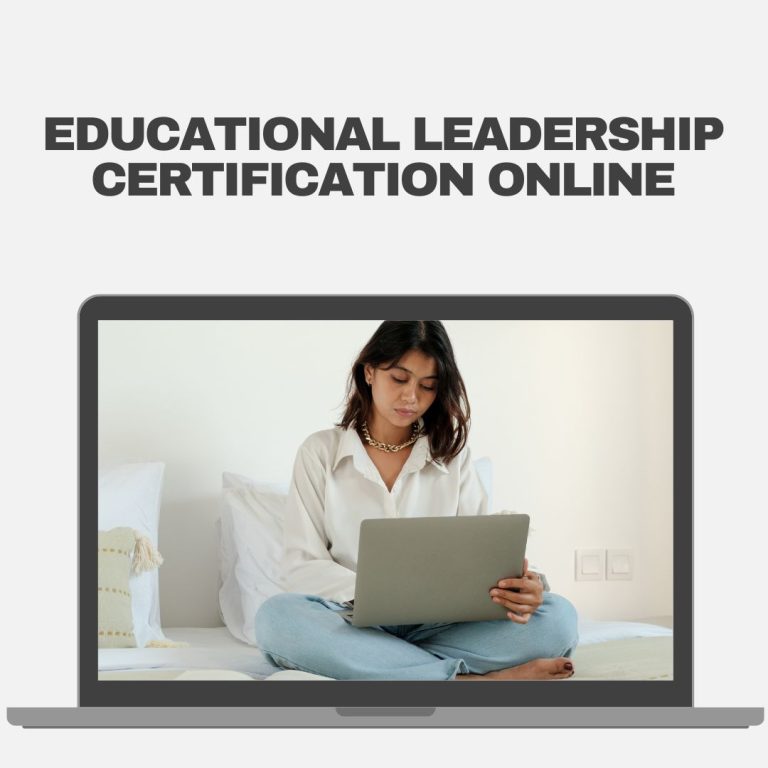 Best Educational Leadership Certification Online Free