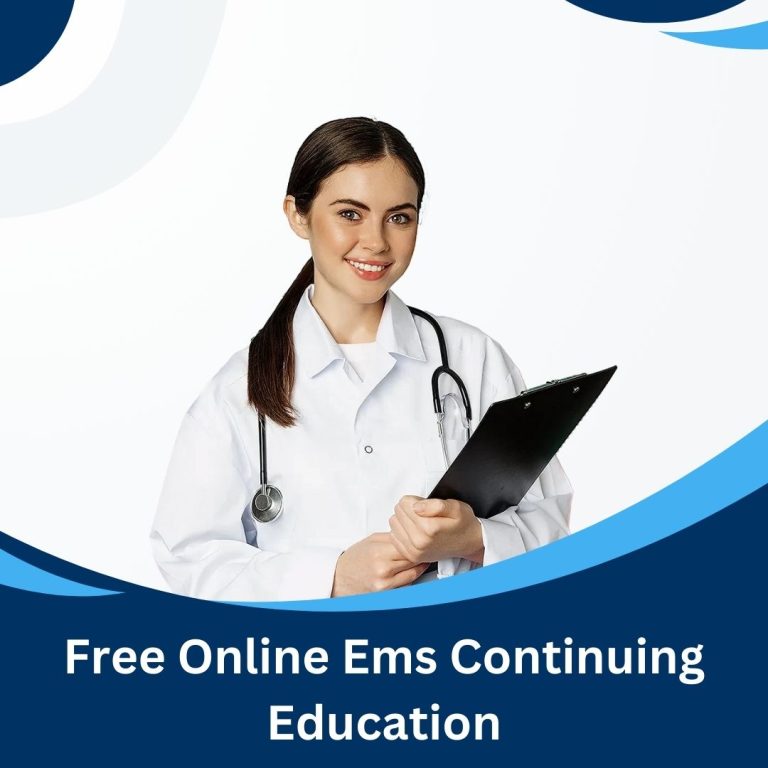 Best Free Online Ems Continuing Education