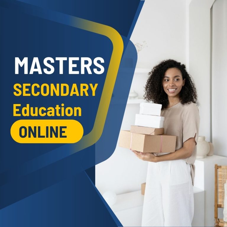 Masters in Secondary Education Online to Grow Skill