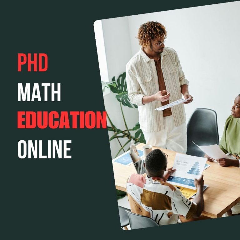 PhD Math Education Online Programs for Better Career