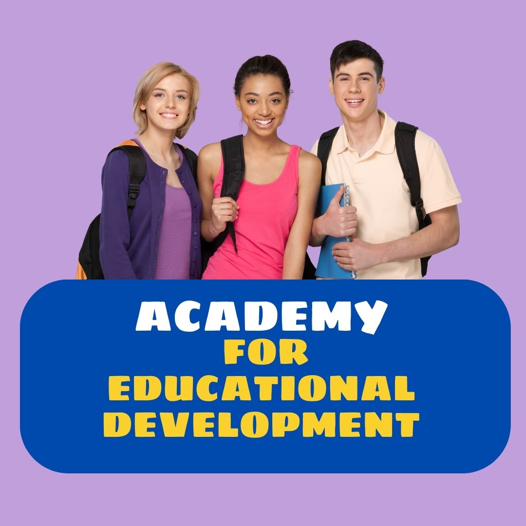 The Academy for Educational Development (AED) focuses on global education, health, and economic development.
