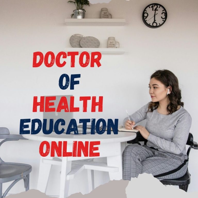 Doctor of Health Education Online To Elevate Your Skill