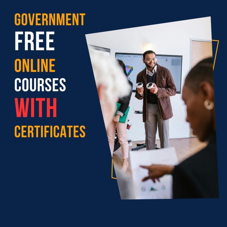 Government Free Online Courses With Certificates: Boost Skills!