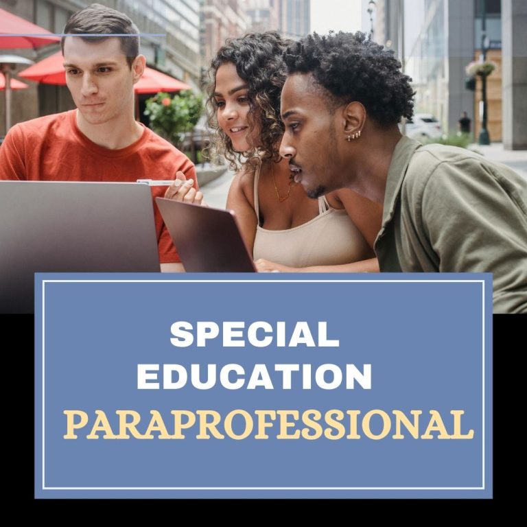 Special Education Paraprofessional in Classrooms