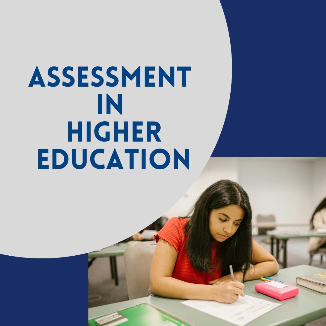 Assessment in higher education evaluates student learning and development. It determines the effectiveness of academic programs and teaching methods.