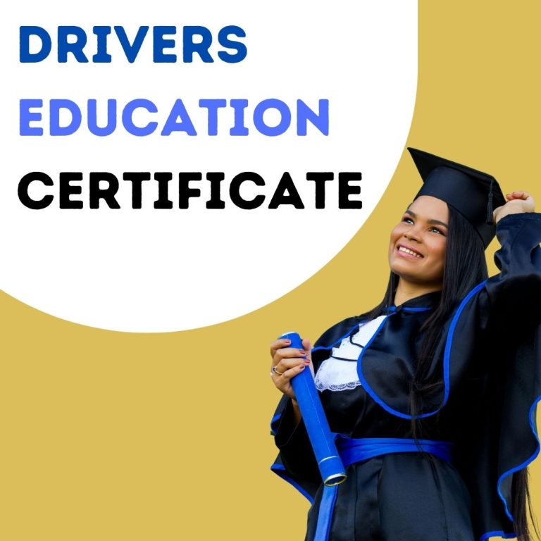 Drivers Education Certificate: Unlock Road Freedom!
