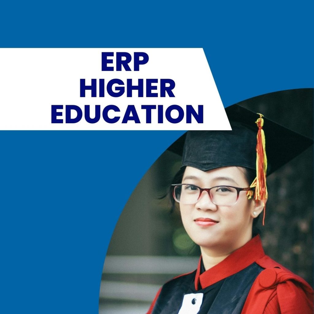 ERP (Enterprise Resource Planning) in higher education centralizes college and university management processes.